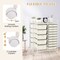 Rolling Storage Cart 15 Drawer Organizer With Wheels Craft Office Supply Organizer Steel Frame Multicolor Drawers